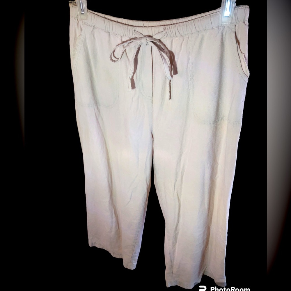 100% cotton natural non-dyed pants. Loose fitting, fluent Size M